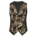 thumbnail image 1 of LOVZFMLL Jackets for Men Man Pockets Button Large Size Western Suit Waistcoat, 1 of 2