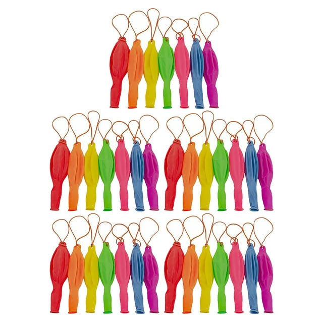 Miangastore Punch Balloons Classic Party Toy Assorted Color 50Pcs 8.3X2.8In