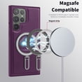 thumbnail image 2 of Funda de teléfono magnética para Samsung S23 Pro Ultra, soporte de Metal para iPhone 14, 13, 12, 11 Pro Max Plus, soporte de sensación esmerilada xuanjing  unisex, 2 of 2