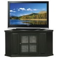 thumbnail image 1 of Leick Furniture Meuble Télé d'Angle de 47 Pouces en Noir Frotté, 1 of 2