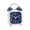 Blue, variant on LJMsdf Vintage Square Twin Bell Alarm Clock with Night Light, Extra Loud for Heavy Sleepers & Bedroom Use