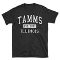 thumbnail image 1 of Tamms Illinois Classic Established Men's Cotton T-Shirt, 1 of 1