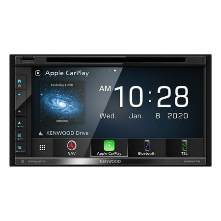 Kenwood - 6.8" Navigation Receiver - Black