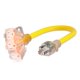 thumbnail image 1 of Enchufes de cable de extensión AF de 30 cm, calibre 12/3, para exteriores, 3 salidas, 15 A, 1 of 9