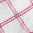 thumbnail image 3 of T-fal Coordinating Flat Waffle Weave Dish Cloth, Eight Pack, Pink, 3 of 5