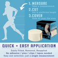 thumbnail image 3 of EVERLIT Elasticated Tubular Support Bandage | Stockinette Tubing for Large Arm, Knees, Legs | Light to Moderate Compression Bandage Roll For Tissue S, 3 of 7