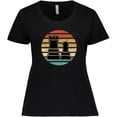 thumbnail image 3 of Inktastic Chess Player Gift Retro Women's Plus Size T-Shirt, 3 of 5