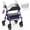 Purple, variant on Specared Rollator Walker with Seat, 16" Wide Seat Folding Walker for Seniors, Adjustable Seat Height 350lbs Heavy Duty, Red