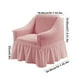 thumbnail image 3 of pstuiky Funda elástica de seersucker para sillón orejero fundas para sillón orejero con faldón fundas para sillas de salón fundas lavables fáciles de usar, 3 of 6