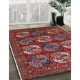thumbnail image 2 of Ahgly Company Indoor Square Mid-Century Modern Rose Purple Oriental Area Rugs, 5' Square, 2 of 6
