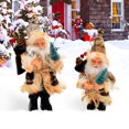 thumbnail image 3 of Aozowin Electric Christmas Ornaments Standing Flannel Santa Claus Doll Doll Decoration Christmas Gift Pendant, 3 of 4