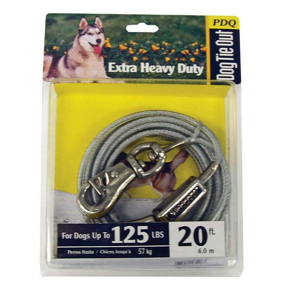Boss Pet 171372063 Q5720-000-99 20 ft. Extra Large Dog Tie-Out Cable