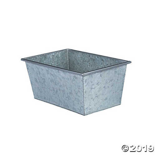 Galvanized Metal Rectangular Box