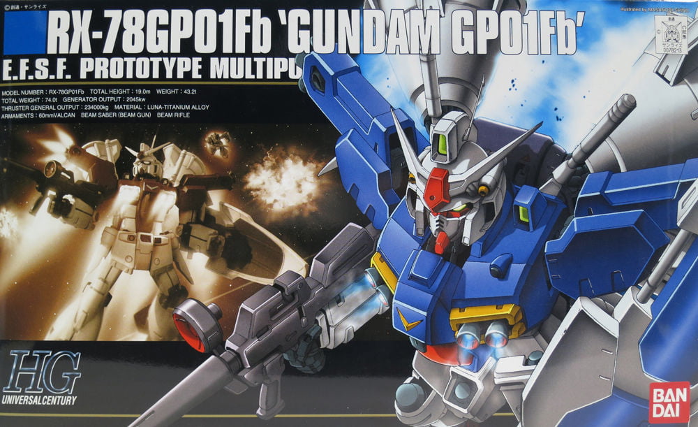 Gundam 1/144 RG Gundam 0080 Stardust Memory RX-78 GP01 Zephyranthes Model Kit 