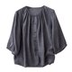 thumbnail image 2 of mfyjkho Tops Para Mujer, Camisa Informal A Rayas De Moda Para Mujer, Blusa De Manga Corta Con Botones Y Cuello Vuelto Tops De Tallas Grandes Xl, 2 of 2