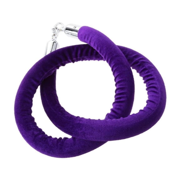 kurtrusly 1x 1.5m Velvet Rope Crowd Control Stanchion Post Queue Line Barrier