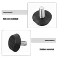 thumbnail image 3 of HOMEMAXS  100 Pcs Table Feet Screw on Earth Lampshade Clear Office Black, 3 of 8