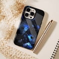 thumbnail image 6 of Glowing Blue Poker Heart Art iPhone Case For Trendy Gamblers & Art Lovers Compatible with iPhone 11/12/13/14/15/16 (Pro Max/Plus), 6 of 9