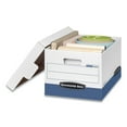 thumbnail image 2 of Bankers Box R-KIVE Max Storage Box Letter/Legal Locking Lid White/Blue 4/Carton 0724303, 2 of 5