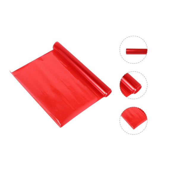Stri 30 ×120CM Self Adhesive Headlights Tail Lights Fog Lights Tint Vinyl Film (Red)