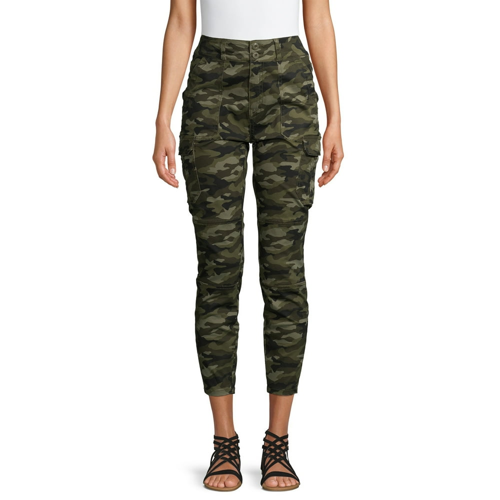 No Boundaries - No Boundaries Juniors' Skinny Cargo Pants - Walmart.com ...