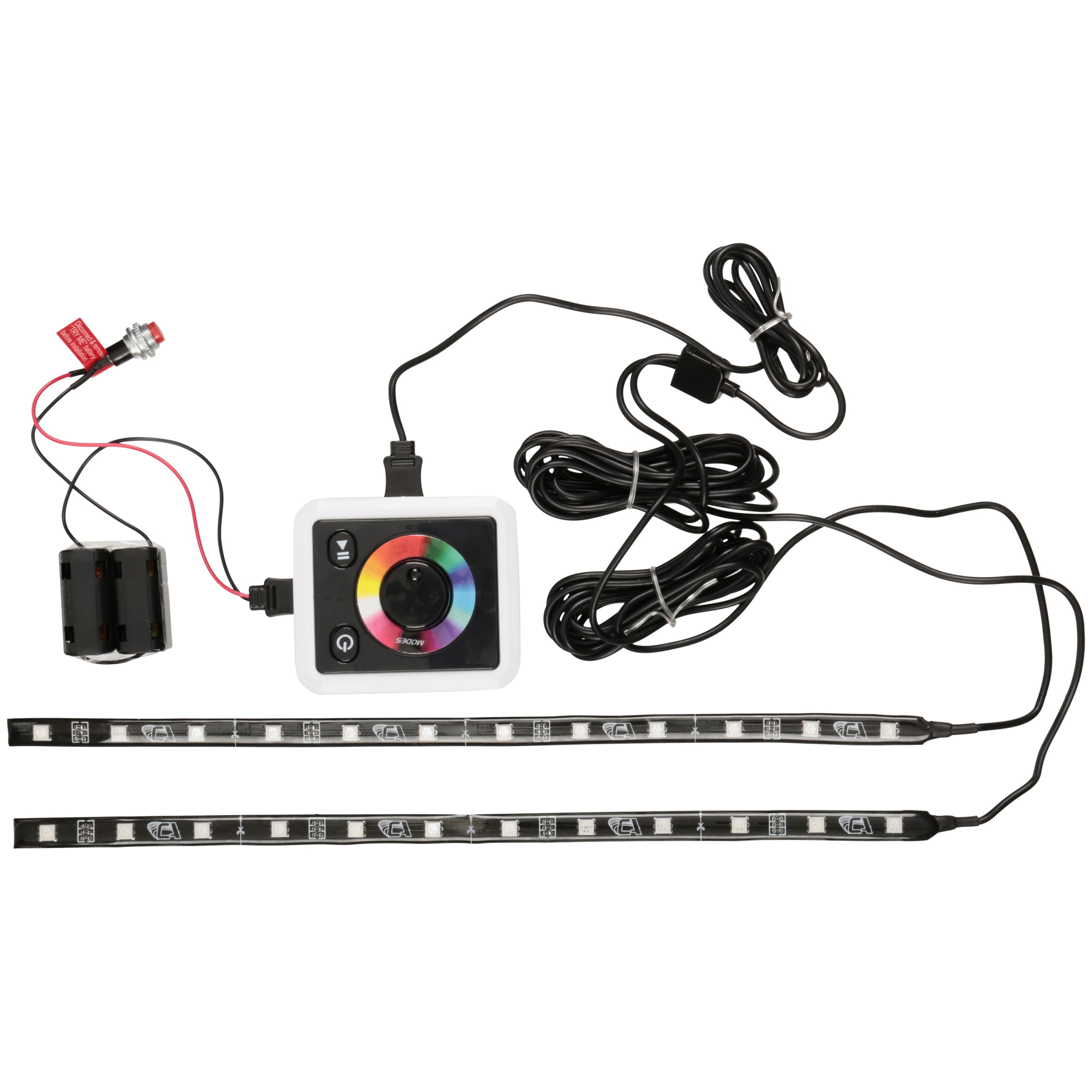 24 Inch(2X12) 15 Color Change Kit With Plug And Control Box Led