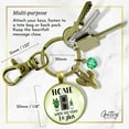 thumbnail image 5 of Our First Home Gutsy Goodness Bronze Keychain Where Our Story Begins Texas Arizona Inspire Housewarm Gift, 5 of 8
