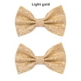 thumbnail image 1 of Dadaria Barrettes for Girls 1Pair Infant Baby Toddler Girls Solid BlingBling Bow Hair Clips Hair Accessories Gold ,Boys Girls, 1 of 1
