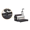 thumbnail image 4 of A4 Paper Manual Wire Binding Machine TD-2500R (Round ) Iron Ring Binding Machine Desk Calendar Punch Machine 300 Sheets Binding ,Pinpoint Punching, 4 of 6