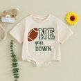 thumbnail image 2 of Bagilaanoe Newborn Baby Girl Boy Rompers Letter Print Short Sleeve Bodysuits 3M 6M 12M Infant Casual One Piece Short Jumpsuit, 2 of 6
