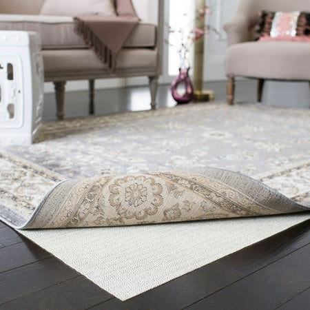 Safavieh Deluxe Ultra Rug Pad for Hardwood Floor (Best Carpet Pad For Basement)