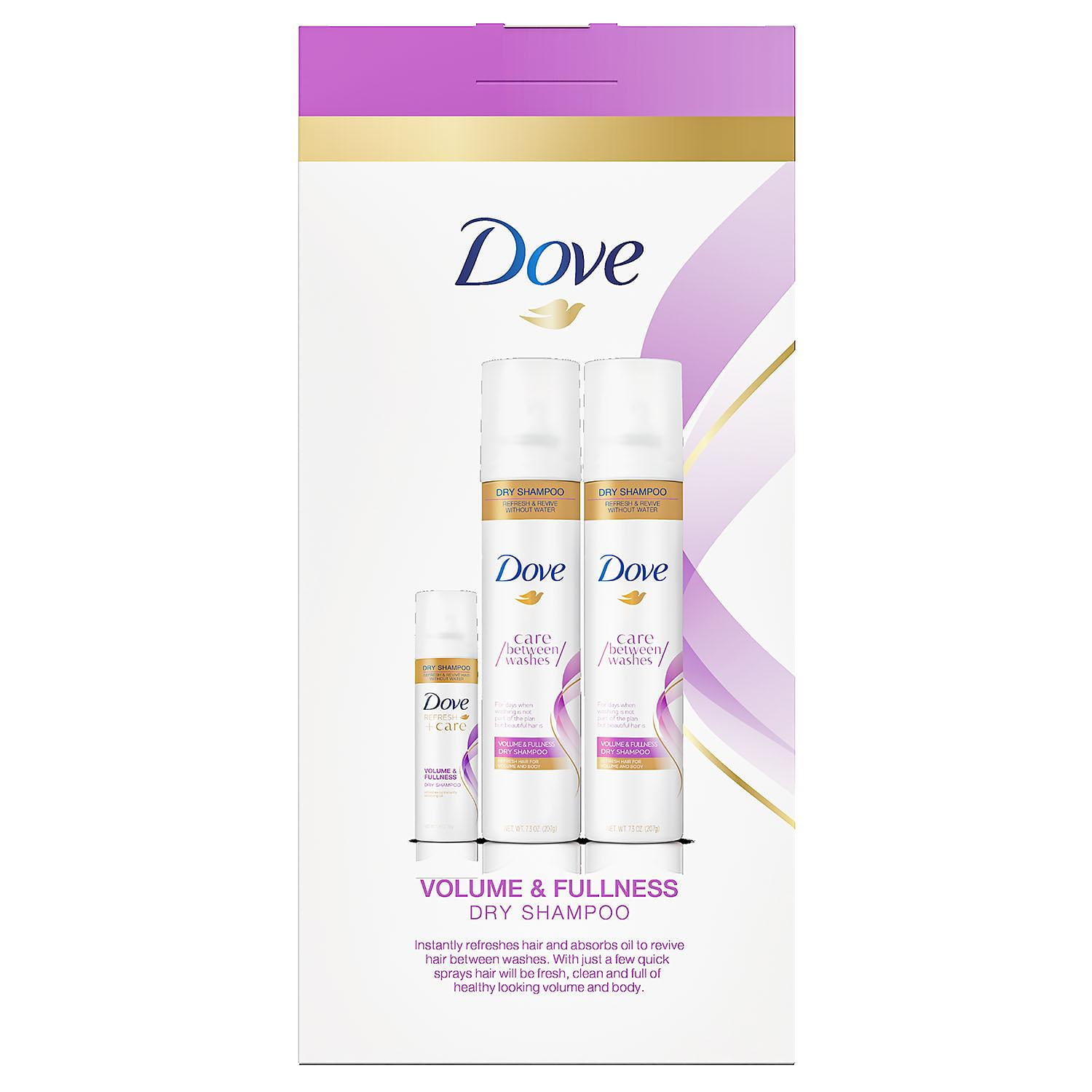 travel size dove dry shampoo