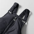 thumbnail image 4 of WOYY Boys Girls Winter Padded Overalls Windproof Outdoor Ski Suspender Pants, Sizes 3-4T, 4 of 8