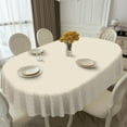 thumbnail image 3 of Oval Tablecloth, French Country Printed Oval Table Cloth-60x102 Inch, Fabric Washable and Waterproof Oval Table Cover for Farmhouse Kithchen Dining Decoration, 3 of 6