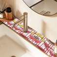 thumbnail image 2 of Yayeee Faucet Mat for Kitchen Sink 30" Diatomite Long Splash Guard Pad, Red Lobster, 2 Pack, 2 of 7