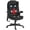 Black, variant on Office Chairs HOMCOM 6 Point Vibrating Massage Office Chair with Heat, Velvet High Back Executive Office Chair with Reclining Backrest, Padded Armrests and Remote, Black,Mesh Office Chairs