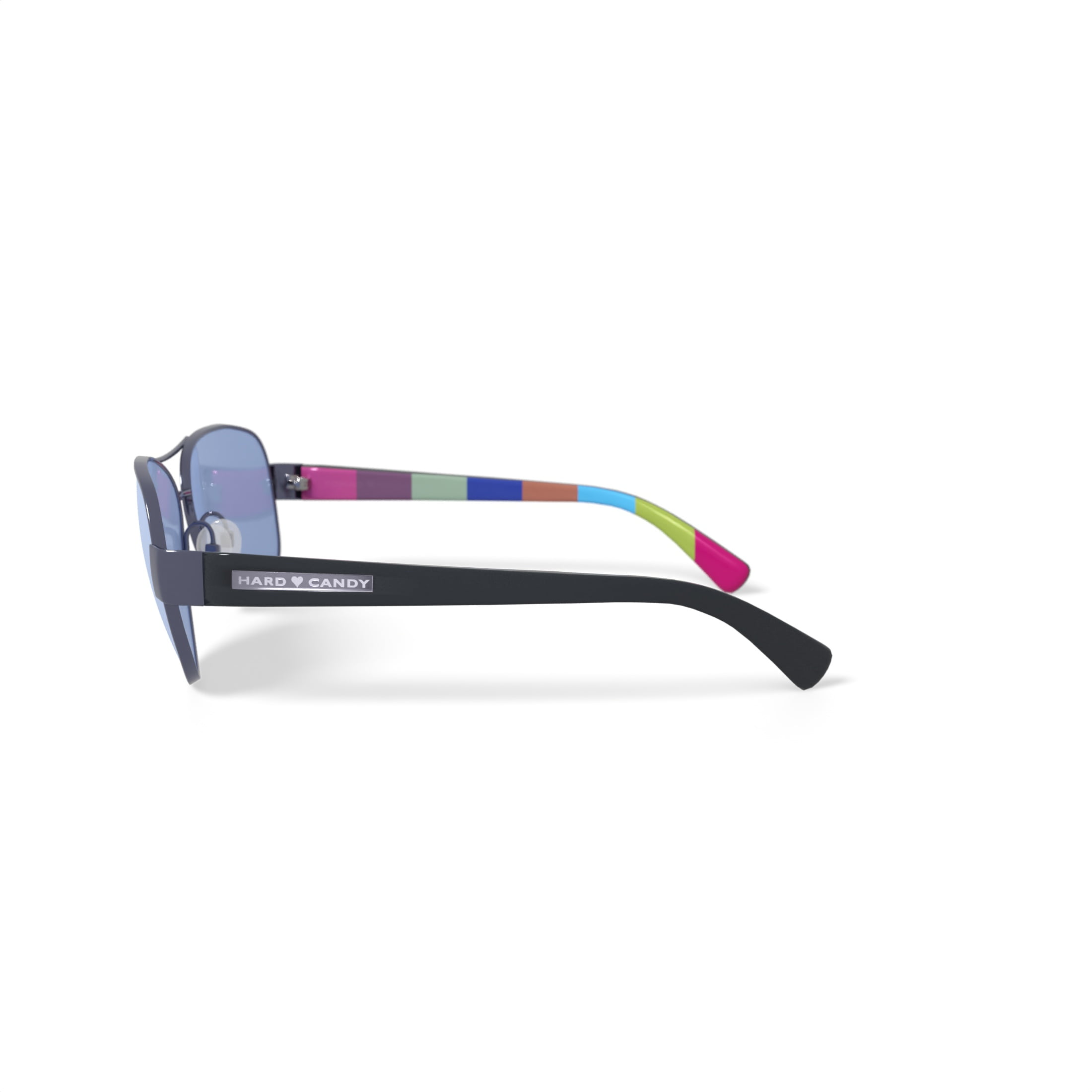 Hard Candy Womens Polarized Rx'able Sunglasses, Hs04P, Gun