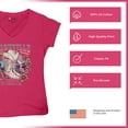 thumbnail image 6 of Nashville TN The Music City Women's V-Neck T-shirt Country Cowgirl Boots and Hat, 6 of 7