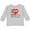 AC-Heather Grey, variant on I Love My Cousin Boys or Girls Long Sleeve Toddler T-Shirt