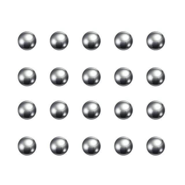 Unique Bargains Billes de Précision pour Roulements en Acier au Carbone 8 mm pour Réparation Bricolage, Lot de 50
