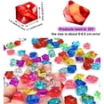 thumbnail image 2 of 600 Pcs Fake Ice Rocks,Happon Acrylic Ice Clear Rocks Fake Diamonds Clear Plastic Crystals Fake Crushed Ice Rocks Acrylic Gems for Vase Fillers Party Decor, 2 of 7