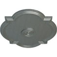 thumbnail image 3 of Ekena Millwork 24"W x 20 1/2"H x 1 1/8"P Waltz Ceiling Medallion (Fits Canopies up to 5 1/4"), Hand-Painted Platinum, 3 of 5