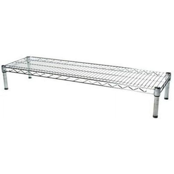 Shelving Inc. 14" d x 48" w Chrome Wire Shelving with 1 Tier Shelf, Weight Capacity 800lbs Per Shelf