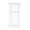 thumbnail image 4 of FixtureDisplays® Clear Acrylic Lucite Podium Pulpit Lectern 43" Tall 102703, 4 of 6