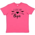 thumbnail image 3 of Inktastic I Love my Opa heart and arrows Youth T-Shirt, 3 of 5