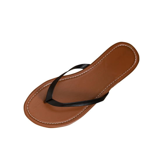 Xfvqtps Womens Flip Flops Flat Thong Sandals V Strap Casual Slides Lightweight Non Slip Shoes for Spring Summer Indoor Outdoor