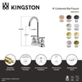 thumbnail image 5 of Kingston Brass KB849ZXAC Millennium Two-Handle 2-Hole Deck Mount Bar Faucet in Antique Copper, 5 of 6