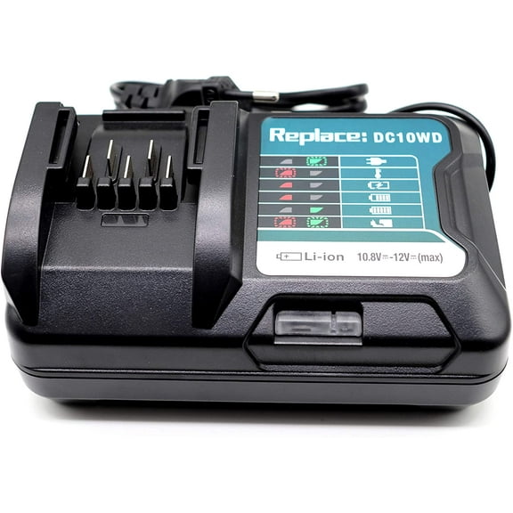 D-GROEE DC10WD BL1016 Battery Charger Replace for MAKITA 10.8V 12V BL1016 BL1021B BL1041B FD05 US Plug Charger