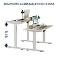 thumbnail image 6 of Jopath Electric Standing Desk,Modern Adjustable Home Office Desk,Computer Desk,Lifting Range 27~45",Sit Stand Desk for Home Office,Oak, 6 of 8