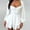01 White, variant on YueHuiYing Women's Square Neck Long Sleeve Mini Dress Ruched Corset Waist Tiered Ruffle Hem Short Party Dresses